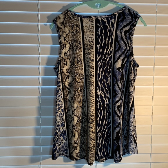 NWOT C Est. 1946 Multi Colored Print Top Size Medium - Picture 3 of 5